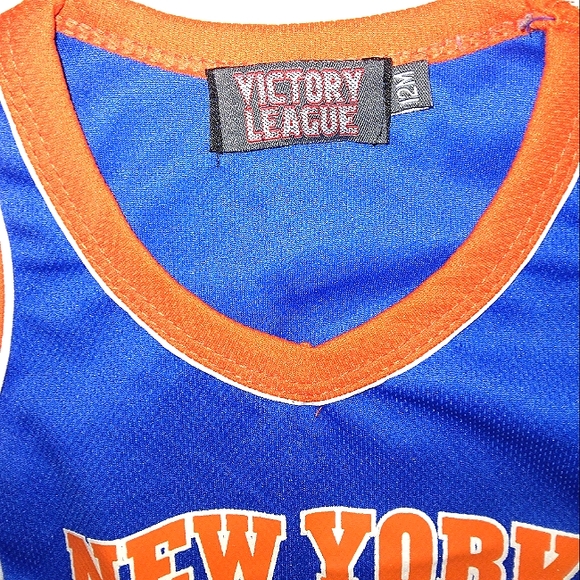EUC Boys VICTORY LEAGUE Jersey Shorts tank Matching Set 12M - Picture 5 of 10